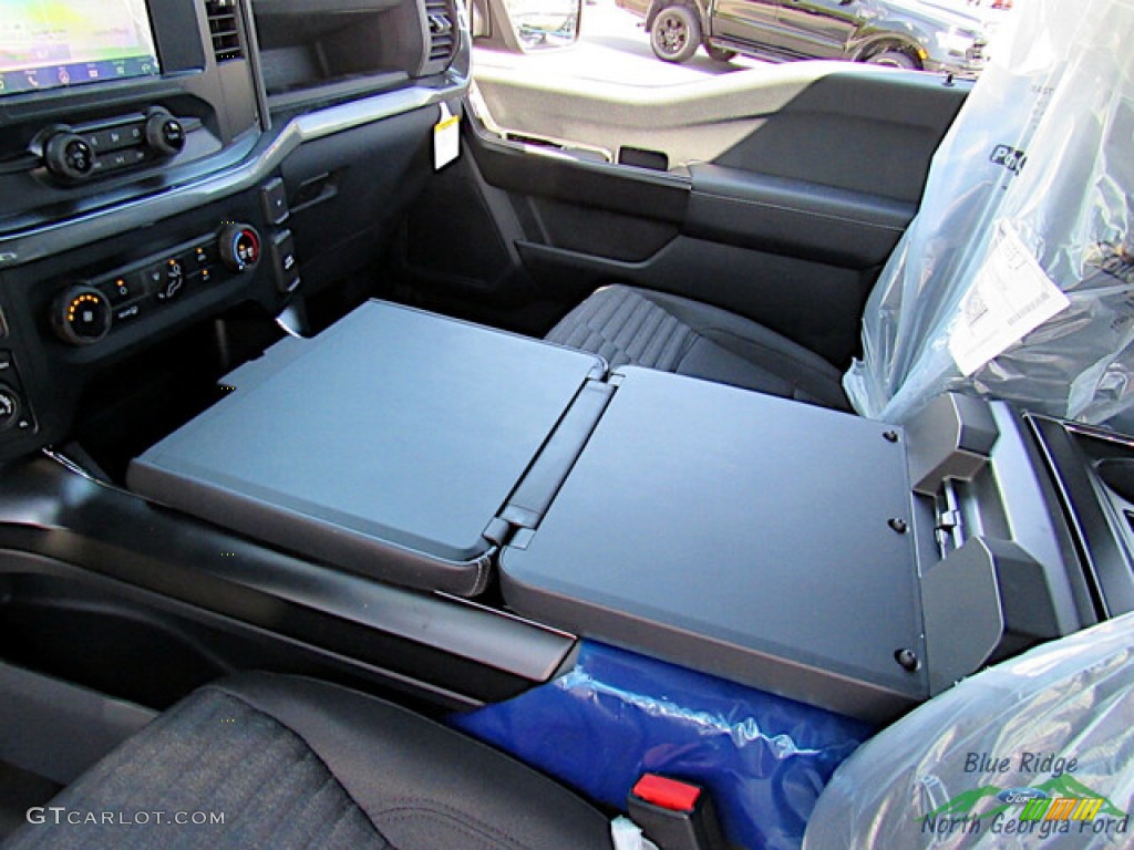 2023 F150 STX SuperCrew 4x4 - Antimatter Blue Metallic / Black photo #27