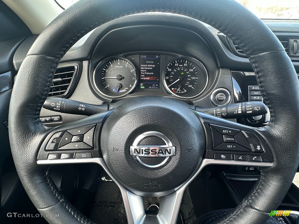 2018 Nissan Rogue SV AWD Hybrid Steering Wheel Photos