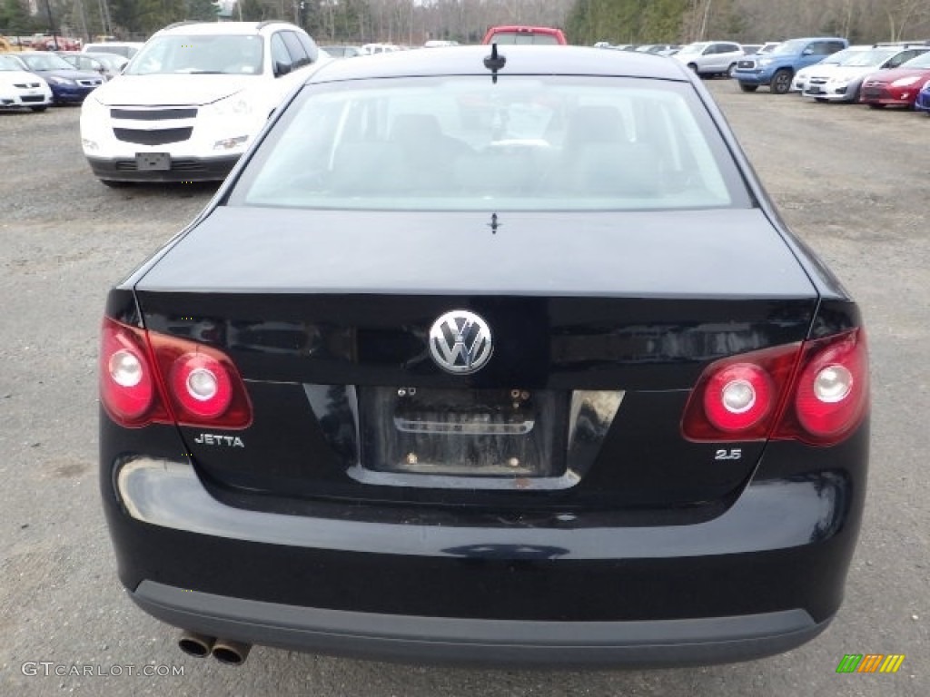 2009 Jetta SE Sedan - Black Uni / Anthracite photo #5