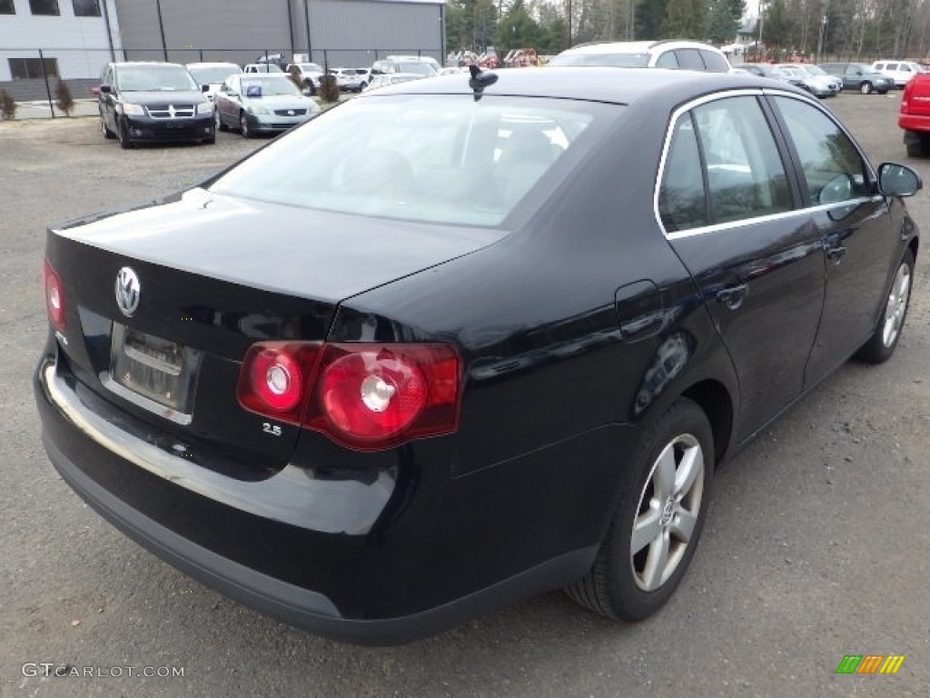 2009 Jetta SE Sedan - Black Uni / Anthracite photo #6