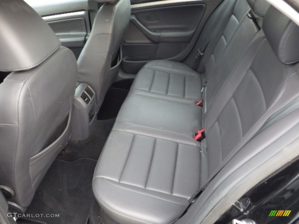 2009 Jetta SE Sedan - Black Uni / Anthracite photo #9