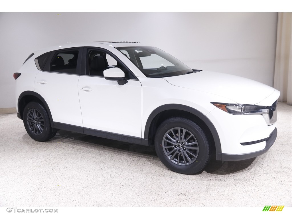 2020 CX-5 Touring AWD - Snowflake White Pearl / Black photo #1