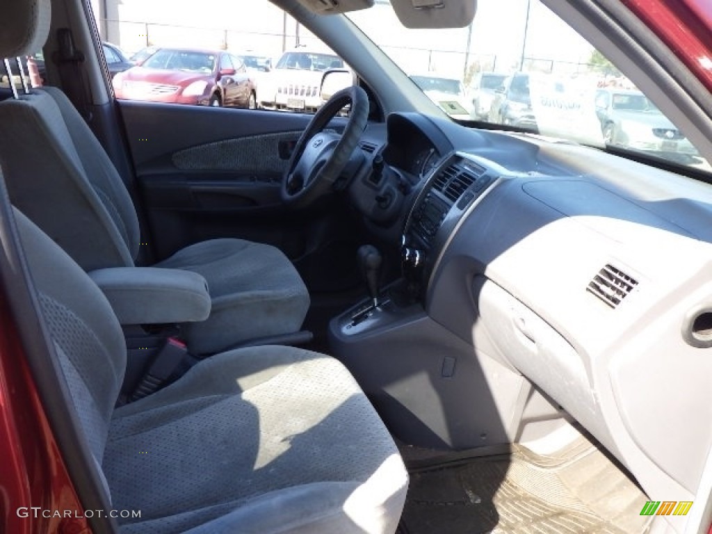 2005 Tucson GLS V6 - Mesa Red / Beige photo #8