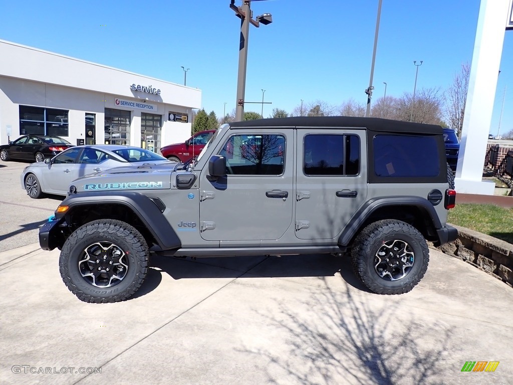 Sting-Gray 2023 Jeep Wrangler Unlimited Rubicon 4XE Hybrid Exterior Photo #145844059