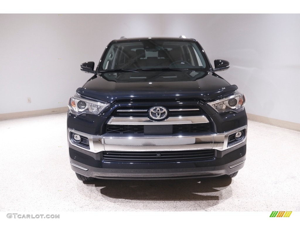 2022 4Runner Limited 4x4 - Midnight Black Metallic / Redwood photo #2