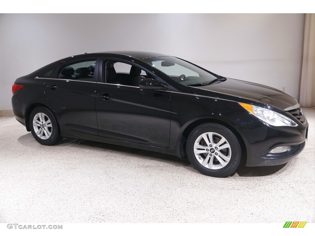 2013 Sonata GLS - Midnight Black / Gray photo #1