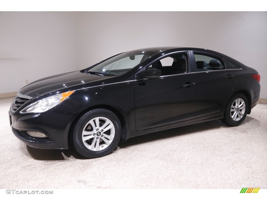 2013 Sonata GLS - Midnight Black / Gray photo #3