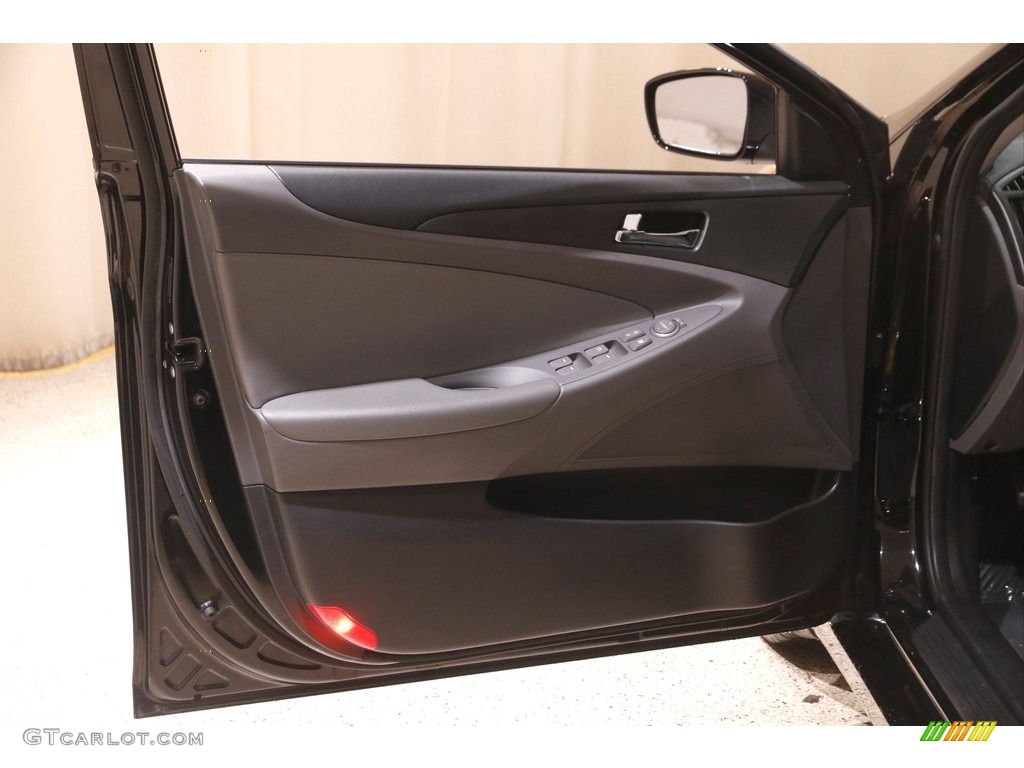 2013 Sonata GLS - Midnight Black / Gray photo #4