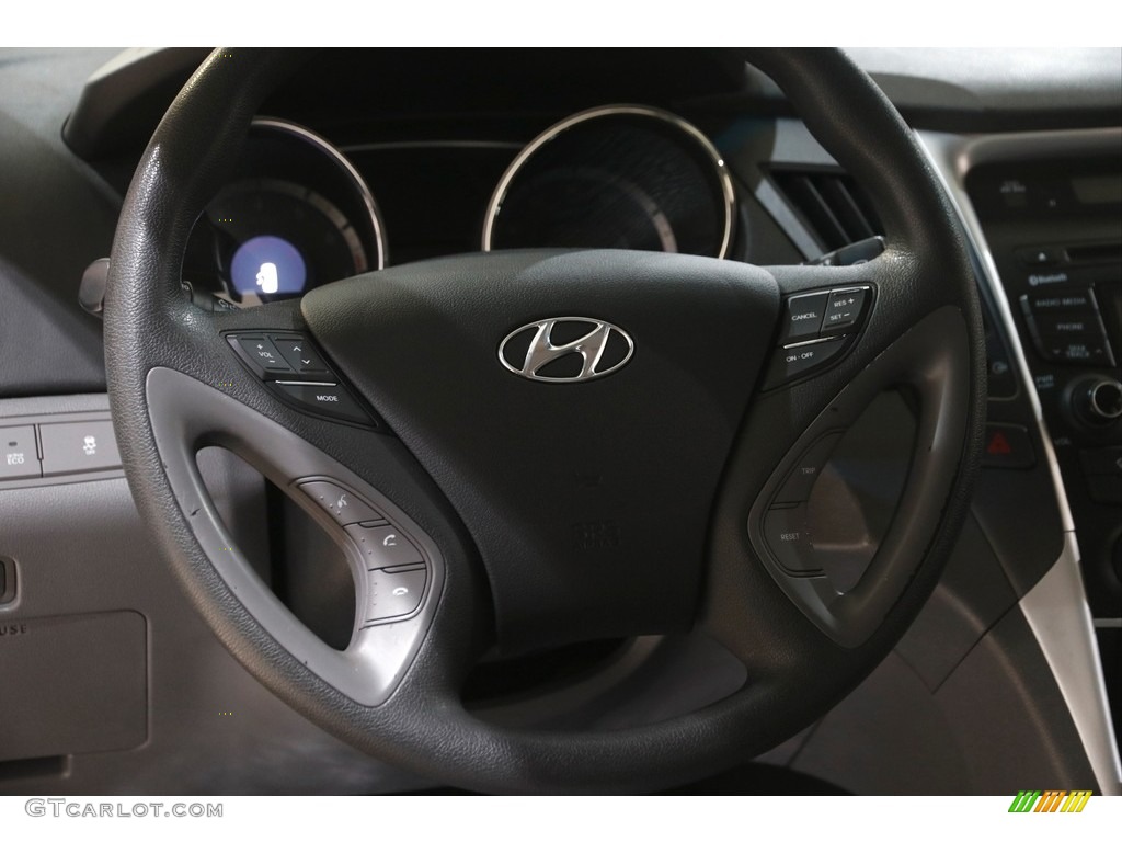 2013 Sonata GLS - Midnight Black / Gray photo #7