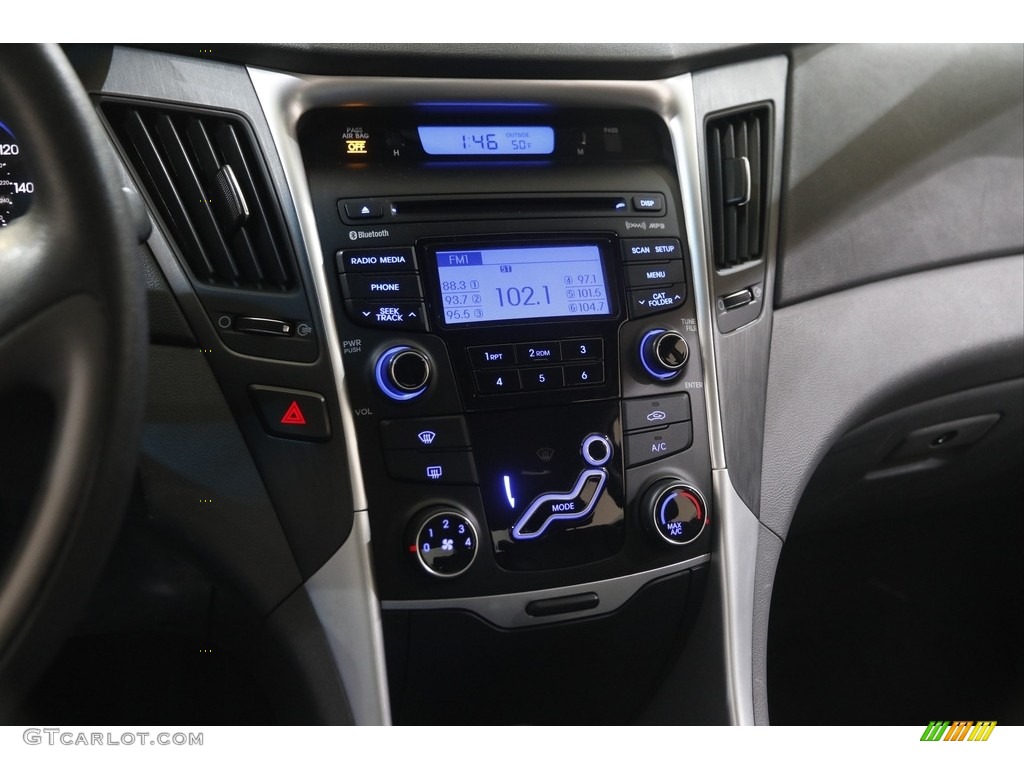 2013 Sonata GLS - Midnight Black / Gray photo #9