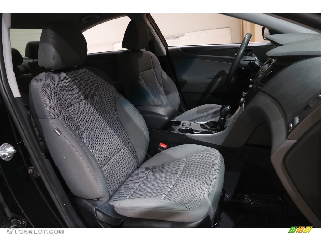 2013 Sonata GLS - Midnight Black / Gray photo #14