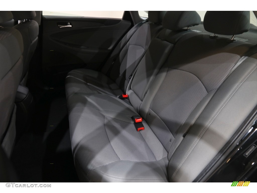 2013 Sonata GLS - Midnight Black / Gray photo #16