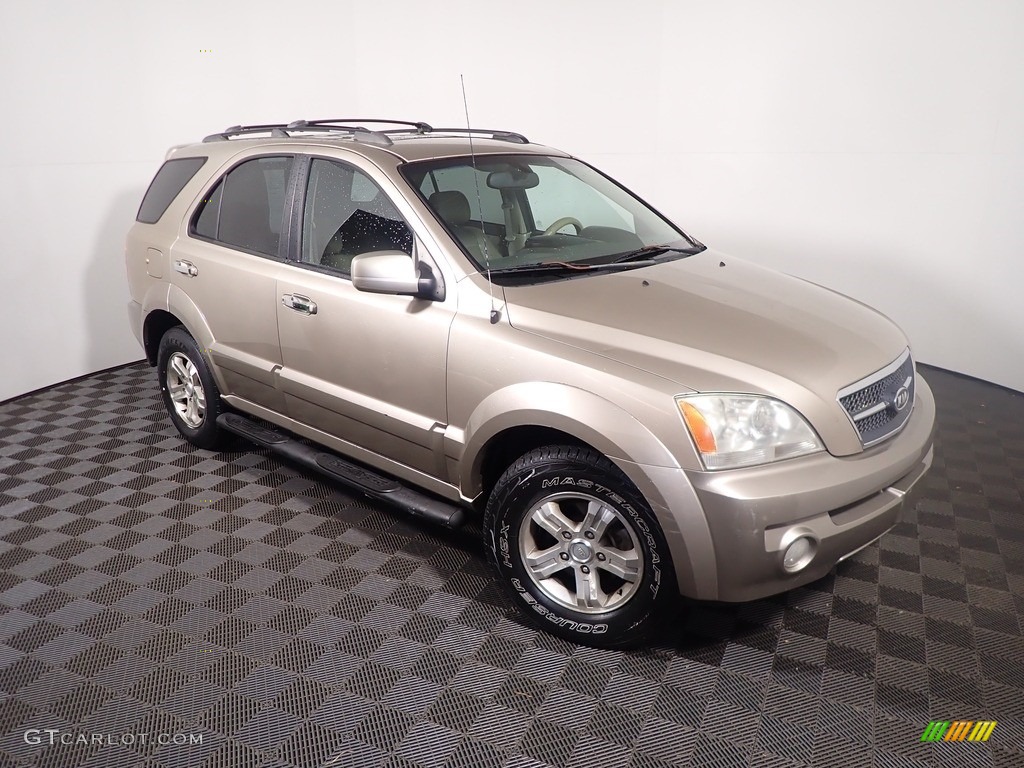 2006 Sorento EX 4x4 - Sand Beige / Gray photo #5