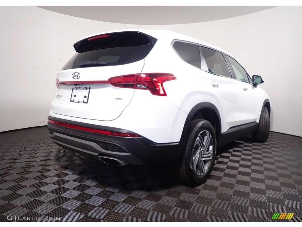 2021 Santa Fe SE AWD - Quartz White / Black photo #16