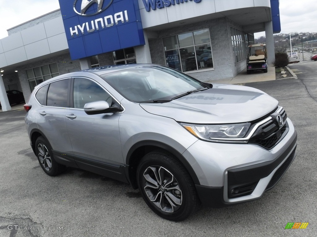 2020 CR-V EX-L AWD - Lunar Silver Metallic / Black photo #1