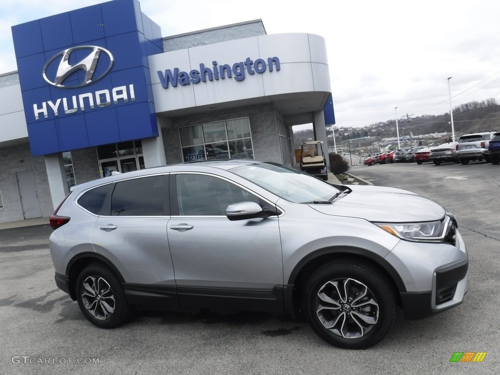 2020 CR-V EX-L AWD - Lunar Silver Metallic / Black photo #2