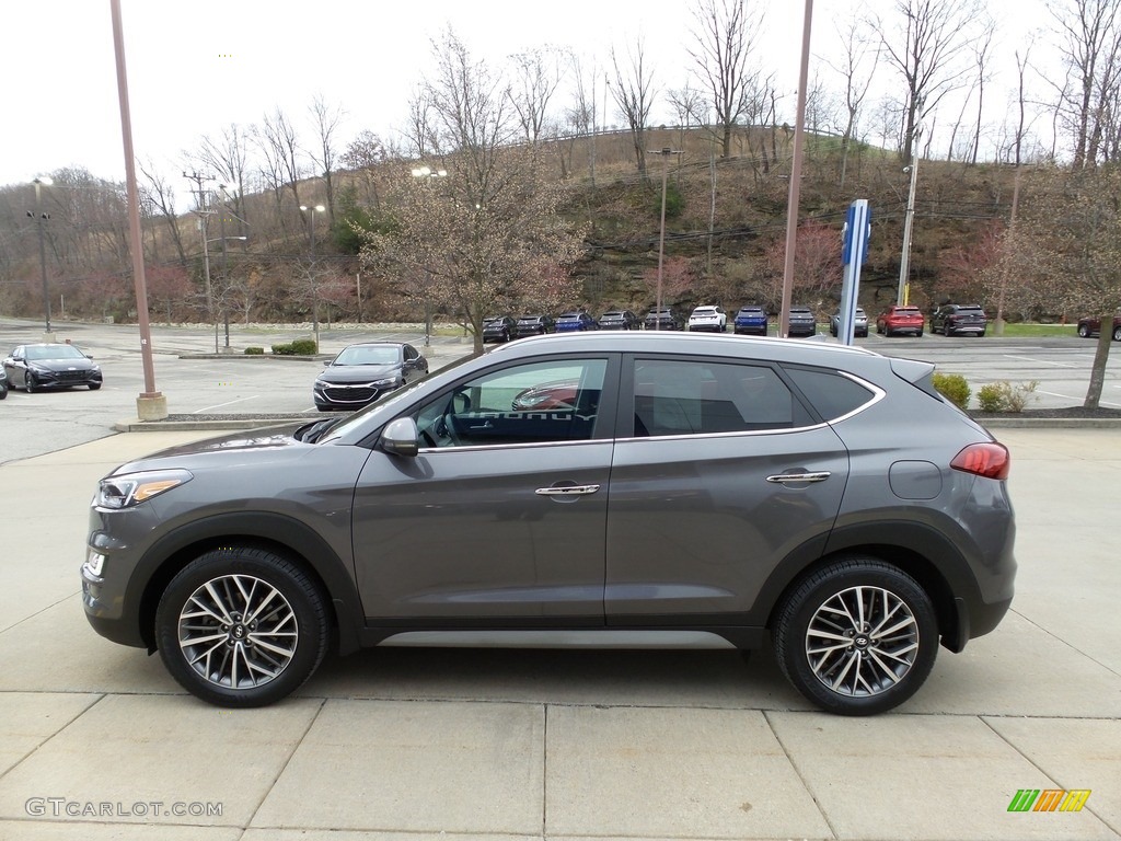 2020 Tucson Limited AWD - Magnetic Force Metallic / Black photo #6