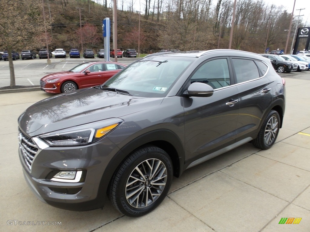 2020 Tucson Limited AWD - Magnetic Force Metallic / Black photo #7