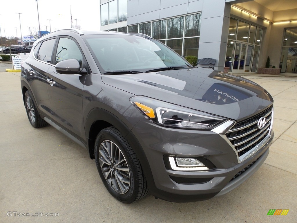 2020 Tucson Limited AWD - Magnetic Force Metallic / Black photo #9