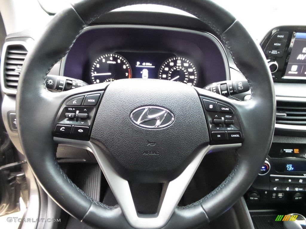 2020 Tucson Limited AWD - Magnetic Force Metallic / Black photo #24