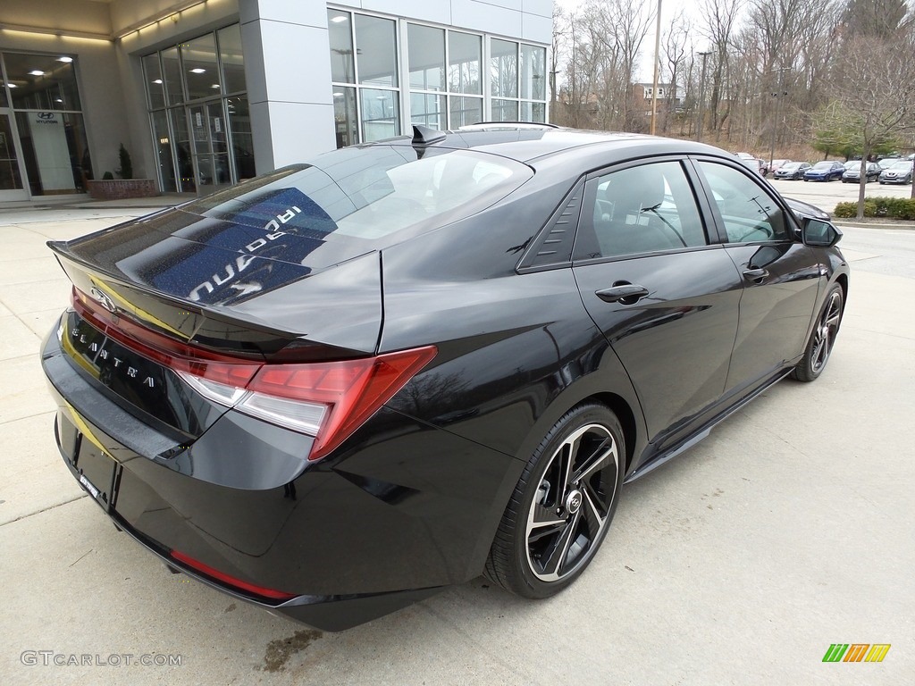 2023 Elantra N-Line - Onyx Black / Black photo #2