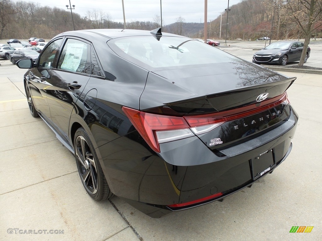 2023 Elantra N-Line - Onyx Black / Black photo #5