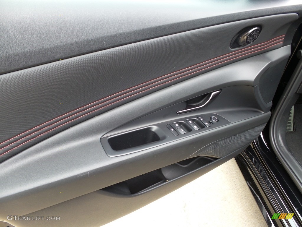 2023 Hyundai Elantra N-Line Black Door Panel Photo #145850177