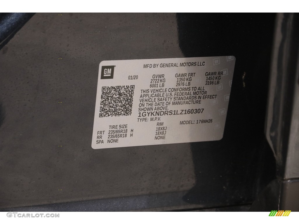 2020 XT5 Premium Luxury AWD - Shadow Metallic / Cirrus photo #23