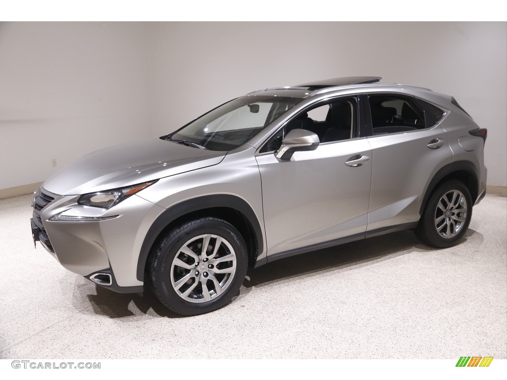 2016 NX 200t F Sport AWD - Atomic Silver / Black photo #3