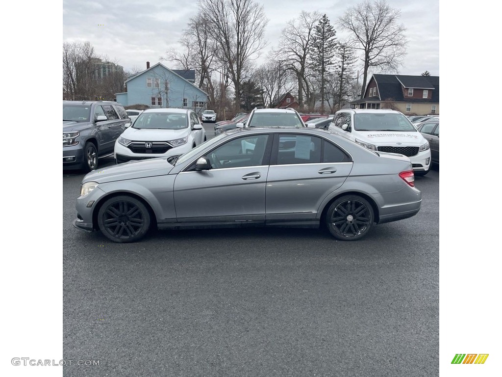 2009 C 300 4Matic Sport - Steel Grey Metallic / Black photo #2