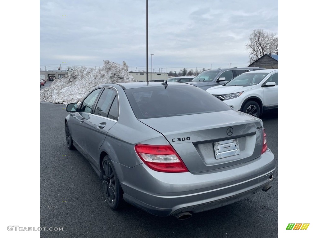 2009 C 300 4Matic Sport - Steel Grey Metallic / Black photo #3