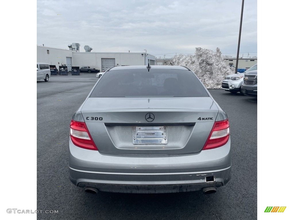 2009 C 300 4Matic Sport - Steel Grey Metallic / Black photo #4