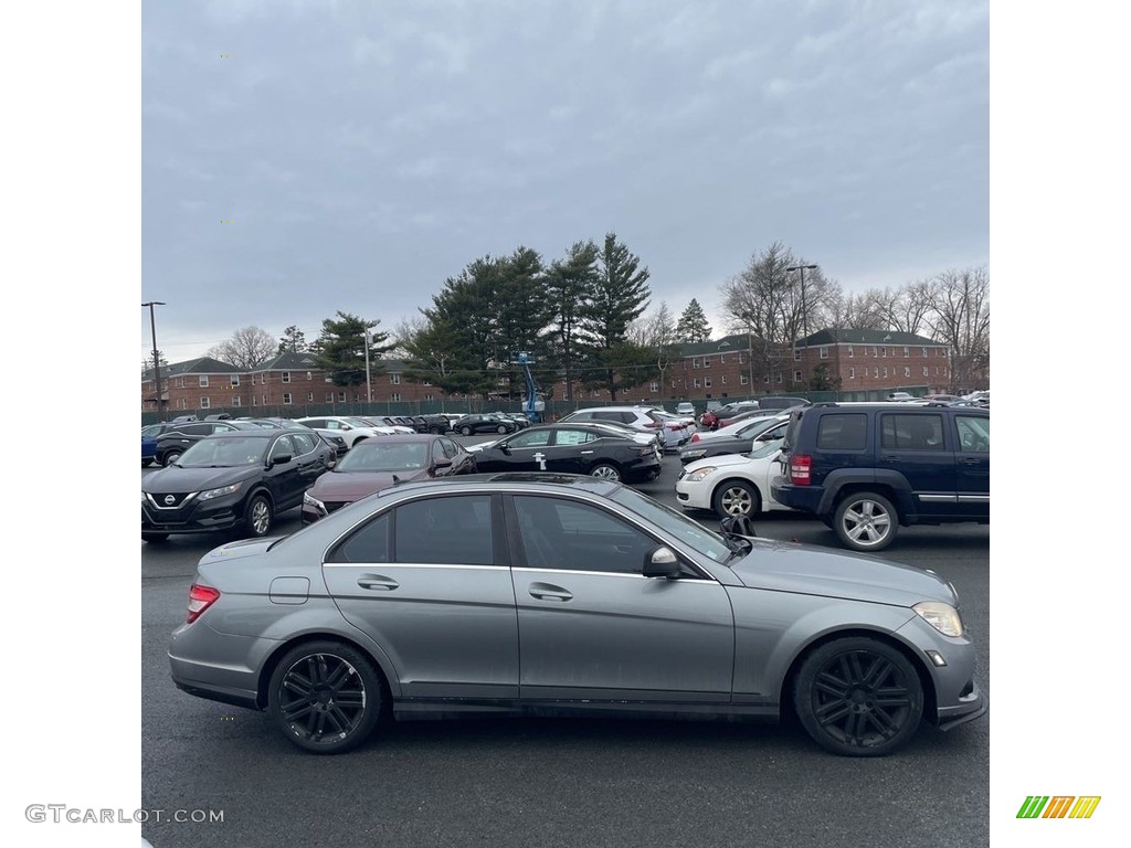 2009 C 300 4Matic Sport - Steel Grey Metallic / Black photo #6