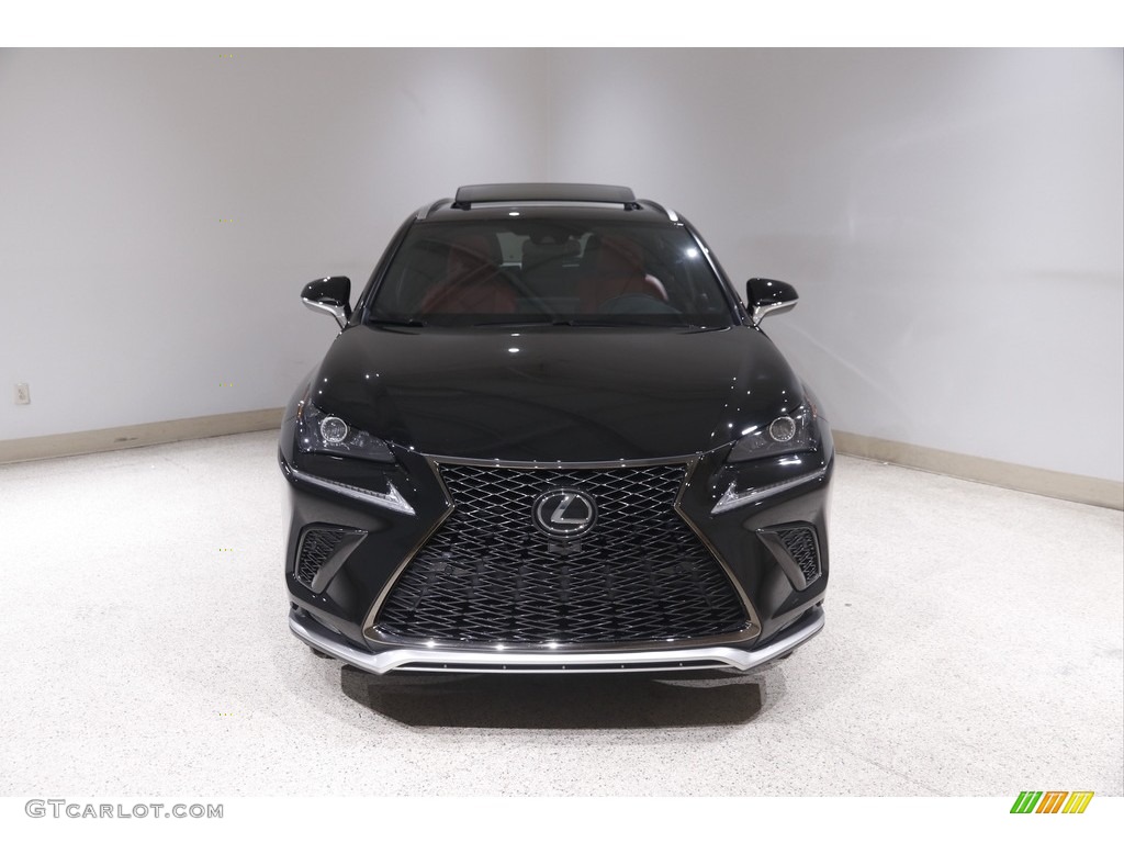 2020 NX 300 F Sport AWD - Obsidian / Circuit Red photo #2