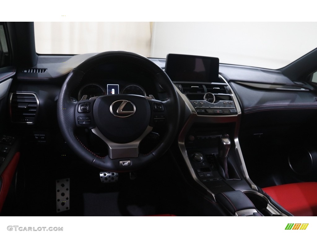 2020 NX 300 F Sport AWD - Obsidian / Circuit Red photo #6