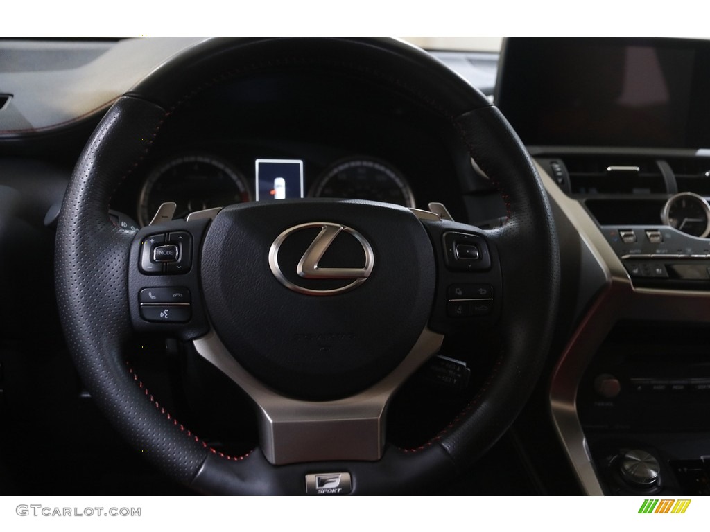 2020 NX 300 F Sport AWD - Obsidian / Circuit Red photo #7