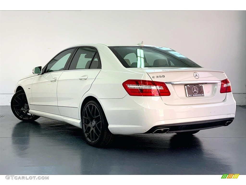 2012 E 350 Sedan - Arctic White / Natural Beige/Black photo #10