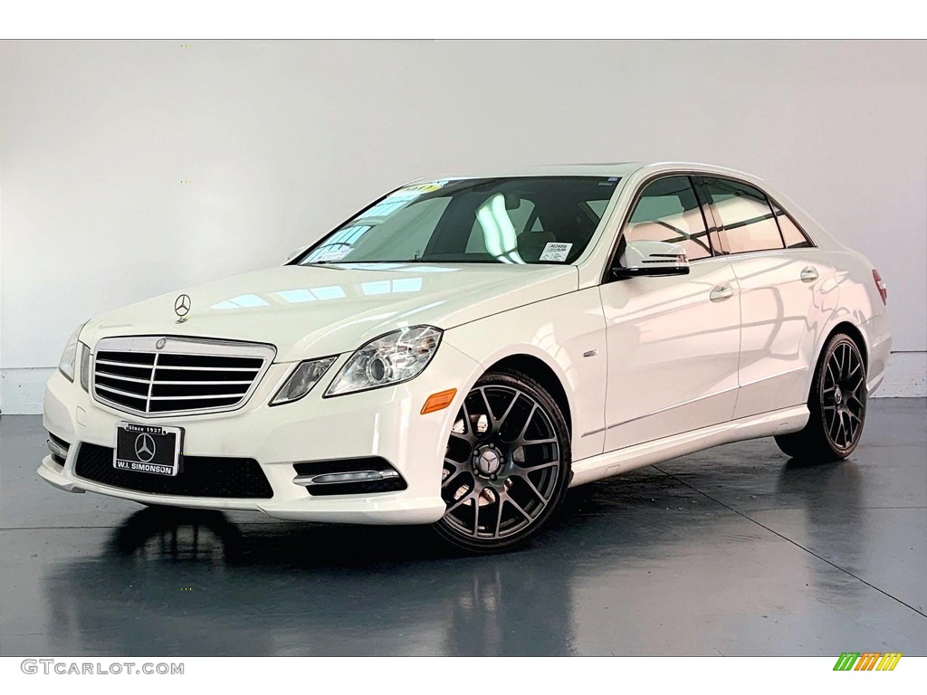 2012 E 350 Sedan - Arctic White / Natural Beige/Black photo #12