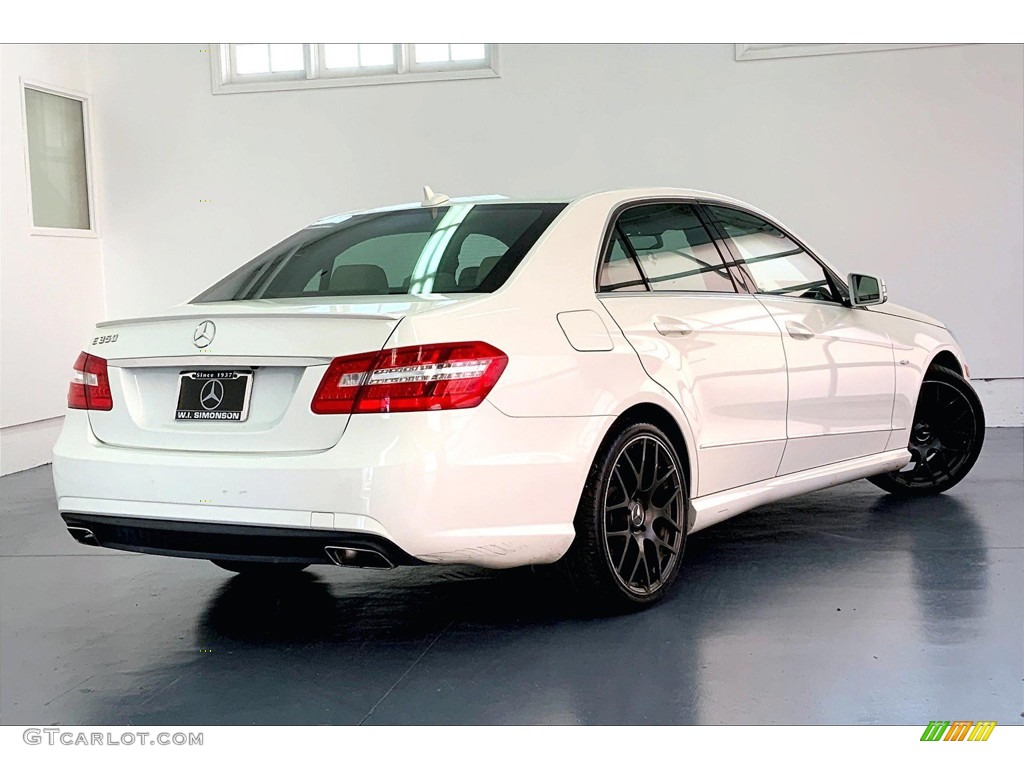 2012 E 350 Sedan - Arctic White / Natural Beige/Black photo #13