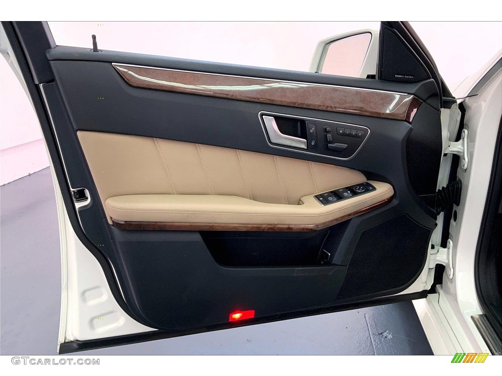 2012 E 350 Sedan - Arctic White / Natural Beige/Black photo #26