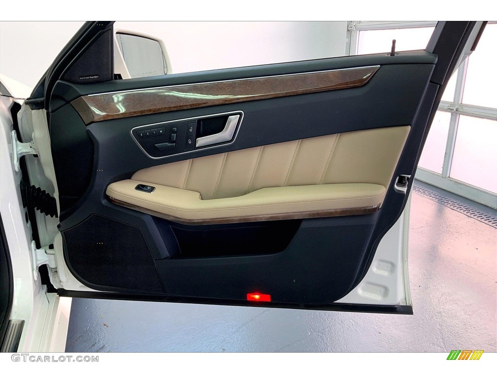2012 E 350 Sedan - Arctic White / Natural Beige/Black photo #27