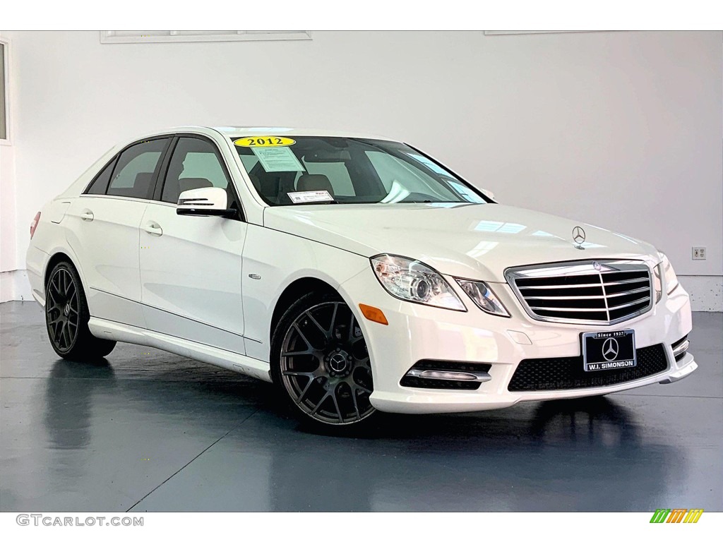 2012 E 350 Sedan - Arctic White / Natural Beige/Black photo #34