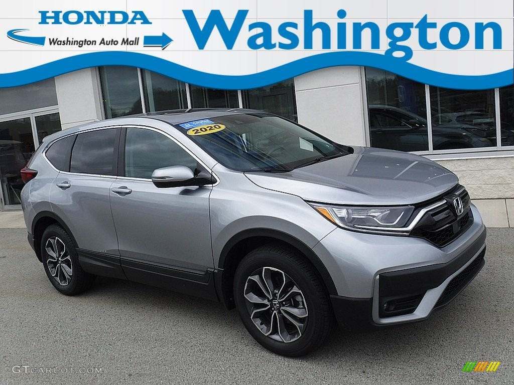 2020 CR-V EX-L AWD - Lunar Silver Metallic / Black photo #1