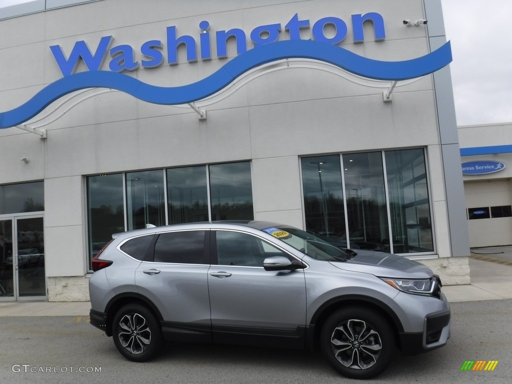 2020 CR-V EX-L AWD - Lunar Silver Metallic / Black photo #2
