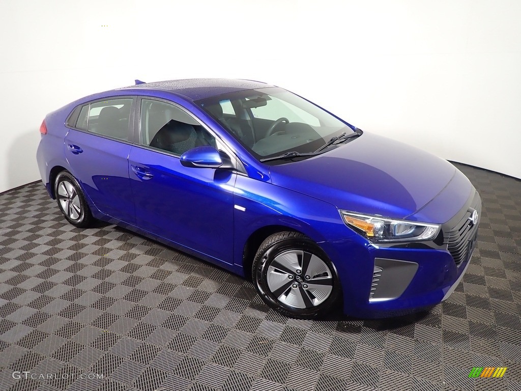 2019 Ioniq Hybrid Blue - Intense Blue / Black photo #3