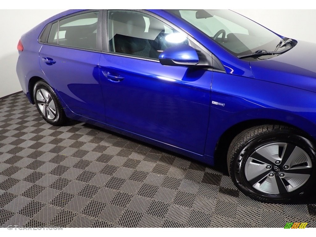 2019 Ioniq Hybrid Blue - Intense Blue / Black photo #4