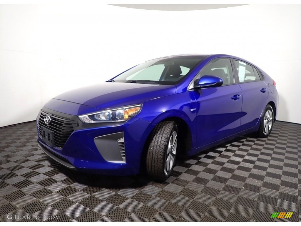 2019 Ioniq Hybrid Blue - Intense Blue / Black photo #8