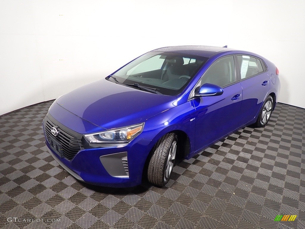 2019 Ioniq Hybrid Blue - Intense Blue / Black photo #9
