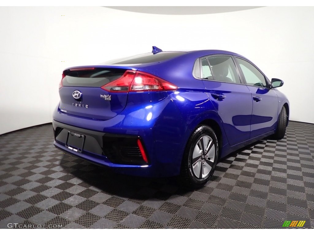 2019 Ioniq Hybrid Blue - Intense Blue / Black photo #16