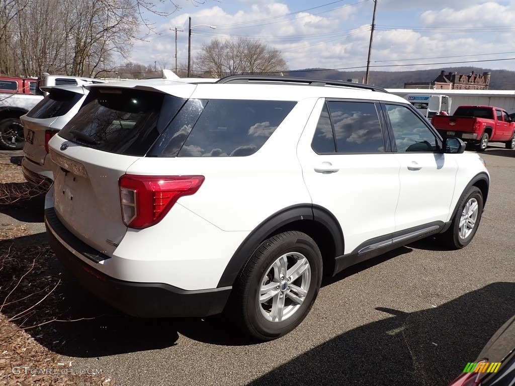 2020 Explorer XLT 4WD - Oxford White / Ebony photo #4